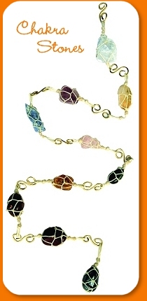 Chakra stone hanging