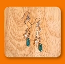 Turquoise & Pearl Earrings